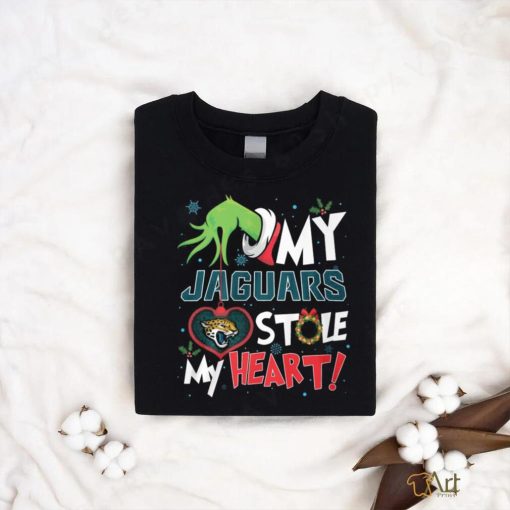 Grinch My heart Jacksonville Football Shirt