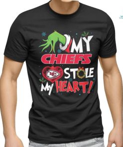 Grinch My heart Kansas City Football Shirt