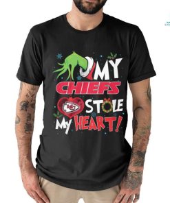 Grinch My heart Kansas City Football Shirt