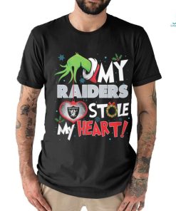Grinch My heart Las Vegas Football Shirt, hoodie, sweater, long sleeve and tank top Grinch My heart Las Vegas Football Shirt