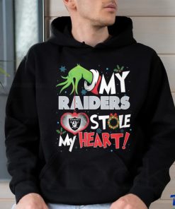 Grinch My heart Las Vegas Football Shirt, hoodie, sweater, long sleeve and tank top Grinch My heart Las Vegas Football Shirt