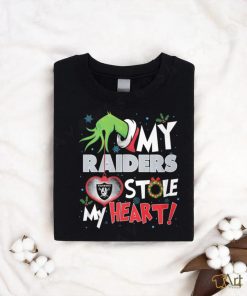 Grinch My heart Las Vegas Football Shirt, hoodie, sweater, long sleeve and tank top Grinch My heart Las Vegas Football Shirt