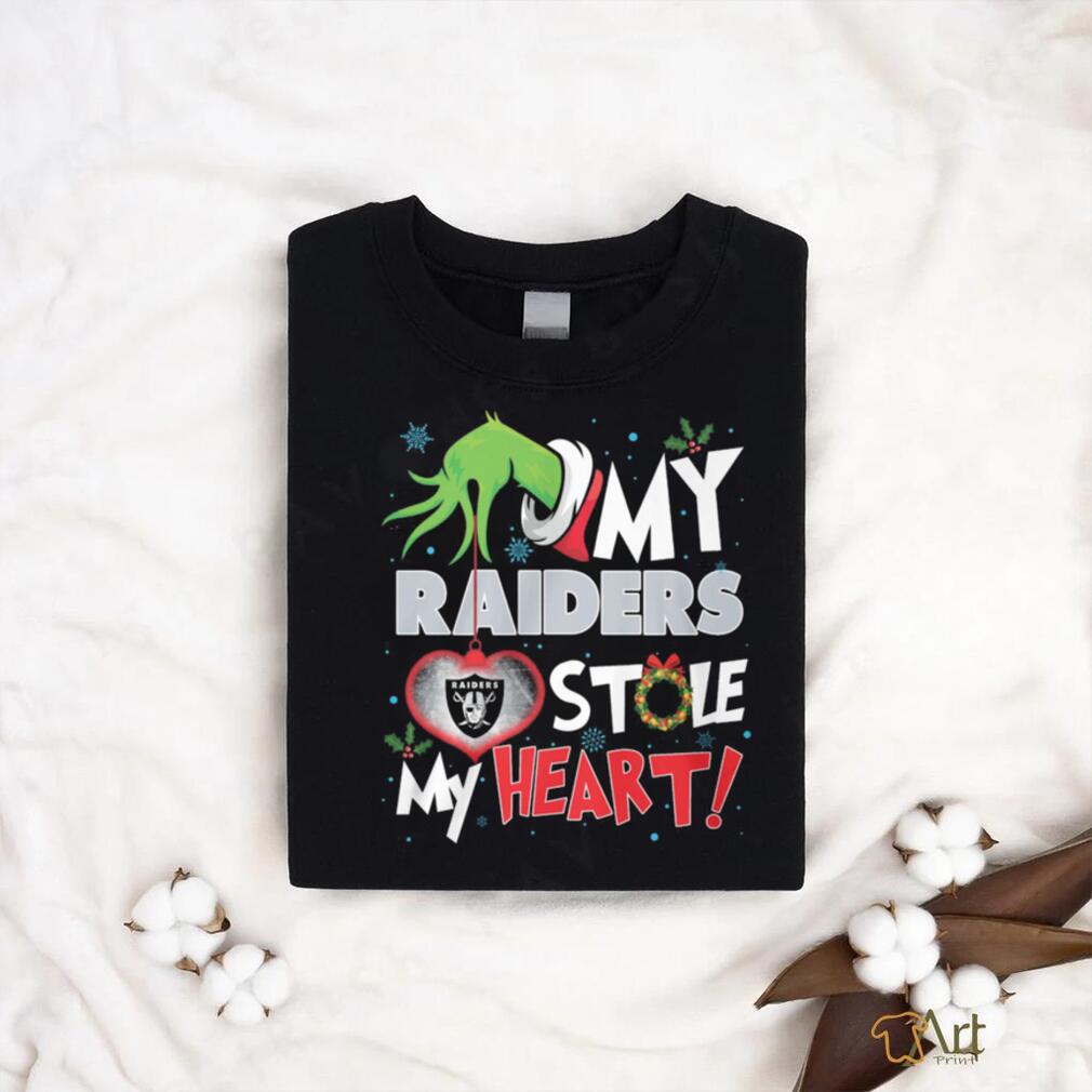 Grinch My heart Las Vegas Football Shirt Grinch My heart Las Vegas Football Shirt