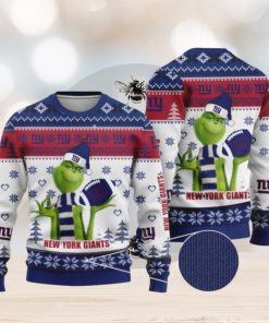 Grinch New York Giants New Design Ugly Christmas Sweaters