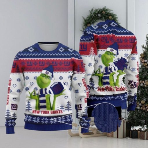 Grinch New York Giants New Design Ugly Christmas Sweaters