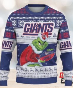 Grinch New York Giants Ugly Christmas Sweaters