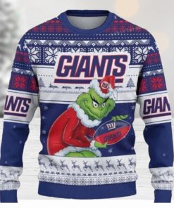 Grinch New York Giants Ugly Christmas Sweaters