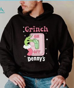 Grinch On Of Denny’s Logo Merry Christmas Shirt