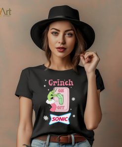 Grinch On Of Sonic Logo Merry Christmas Shirt
