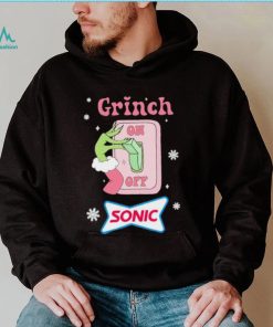 Grinch On Of Sonic Logo Merry Christmas Shirt