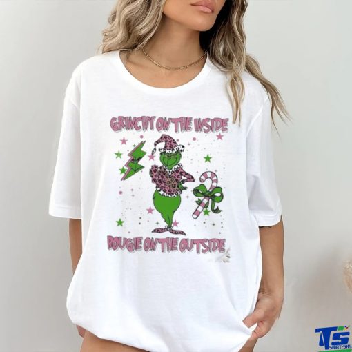 Grinch On The Inside Bougie On The Outside Christmas  shirt