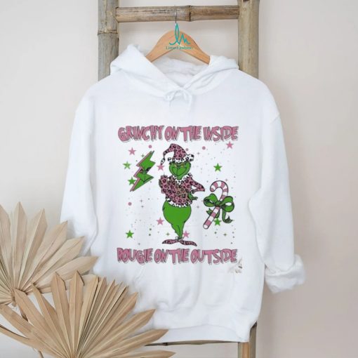 Grinch On The Inside Bougie On The Outside Christmas  shirt