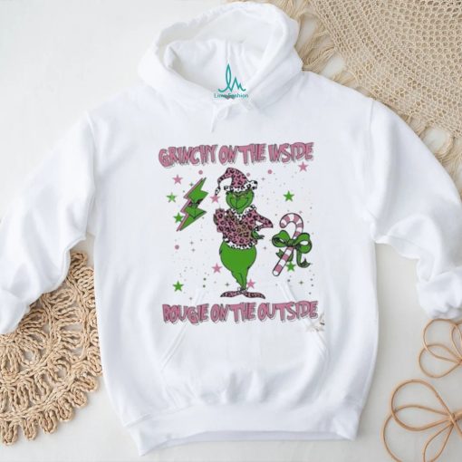 Grinch On The Inside Bougie On The Outside Christmas  shirt