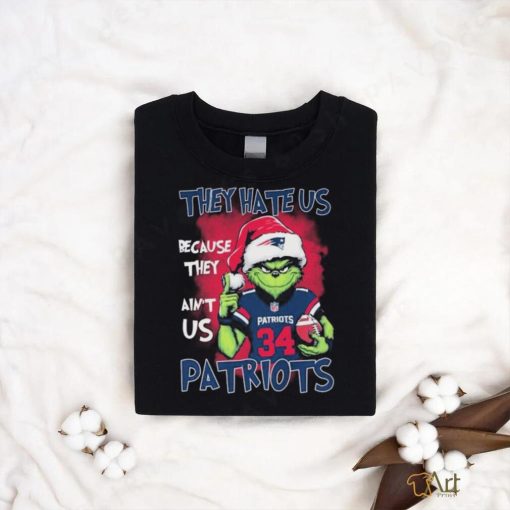 Grinch Rex Burkhead Christmas They Hate Us Because Ain’t Us New England Patriots Shirt