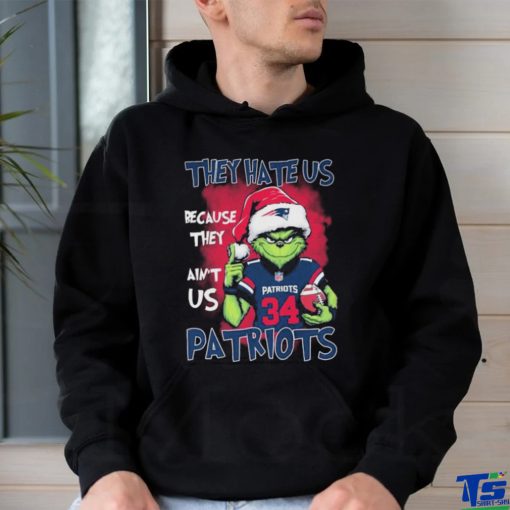 Grinch Rex Burkhead Christmas They Hate Us Because Ain’t Us New England Patriots Shirt