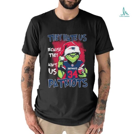 Grinch Rex Burkhead Christmas They Hate Us Because Ain’t Us New England Patriots Shirt