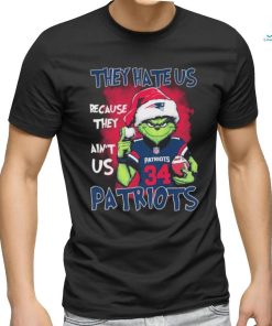 Grinch Rex Burkhead Christmas They Hate Us Because Ain’t Us New England Patriots Shirt