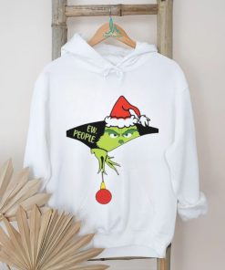 Grinch Santa Ew People Merry Christmas Tee T shirt