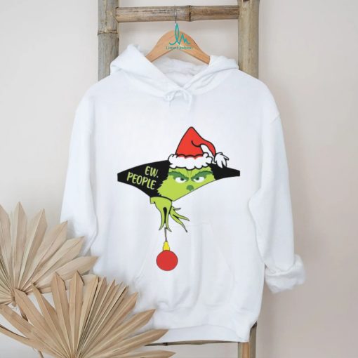 Grinch Santa Ew People Merry Christmas Tee T shirt