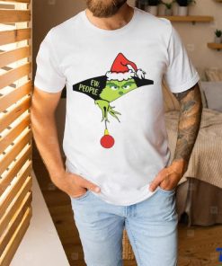 Grinch Santa Ew People Merry Christmas Tee T shirt