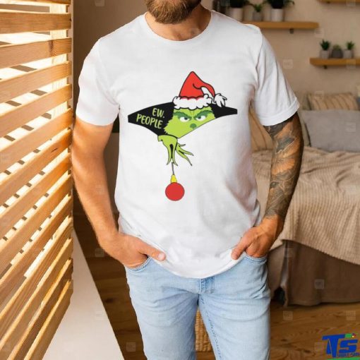 Grinch Santa Ew People Merry Christmas Tee T shirt