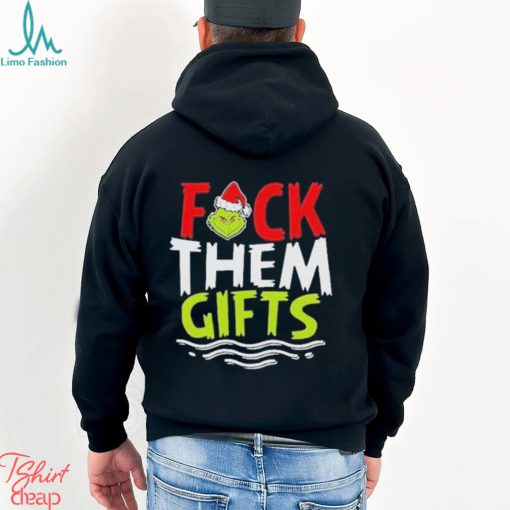 Grinch Santa Fuck them gifts 2023 T Shirt