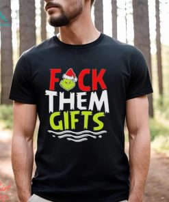 Grinch Santa Fuck them gifts 2023 T Shirt