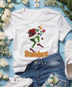 Grinch Santa Steelers Nfl Christmas Shirt