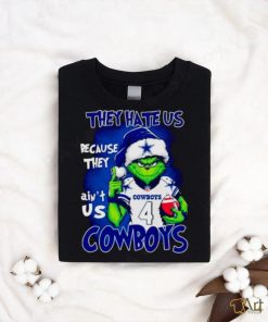Grinch Santa they hate us because they ain’t us Dallas Cowboys shirt