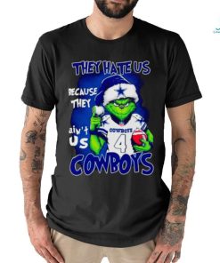 Grinch Santa they hate us because they ain’t us Dallas Cowboys shirt