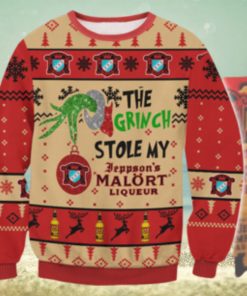 Grinch Stole Malort Ugly Sweater