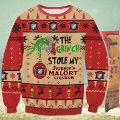 Grinch Stole Malort Ugly Sweater