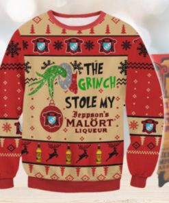 Grinch Stole Malort Ugly Sweater