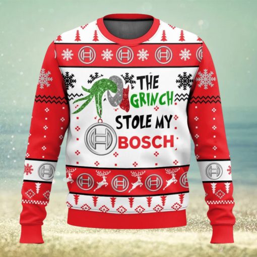 Grinch Stole My Bosch 3D Ugly Christmas Sweater Men And Women Christmas Gift