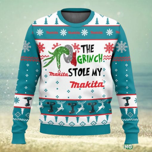 Grinch Stole My Makita 3D Ugly Christmas Sweater Men And Women Christmas Gift