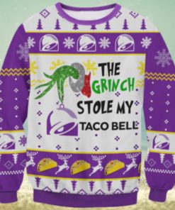 Grinch Stole Taco Bell Ugly Sweater