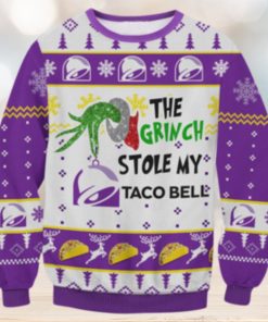 Grinch Stole Taco Bell Ugly Sweater