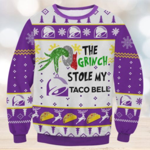 Grinch Stole Taco Bell Ugly Sweater