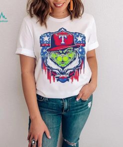 Grinch Texas Rangers Baseball Team MLB Logo T Shirt