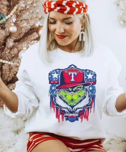 Grinch Texas Rangers Baseball Team MLB Logo T Shirt