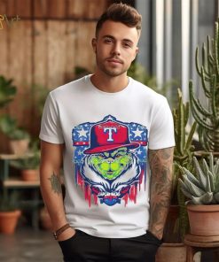 Grinch Texas Rangers Baseball Team MLB Logo T Shirt