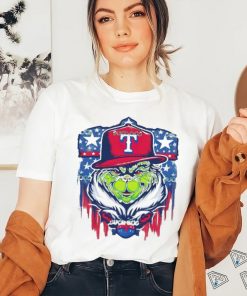 Grinch Texas Rangers Baseball Team MLB Logo shirt