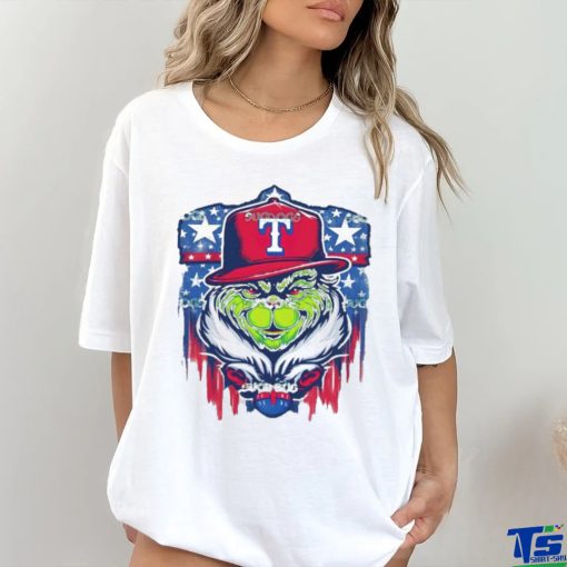 Grinch Texas Rangers Baseball Team MLB Logo shirt