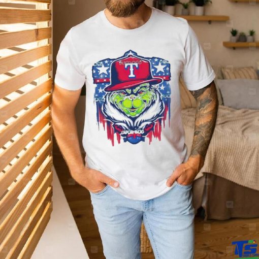 Grinch Texas Rangers Baseball Team MLB Logo shirt