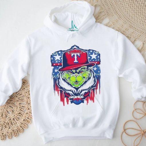 Grinch Texas Rangers Baseball Team MLB Logo shirt