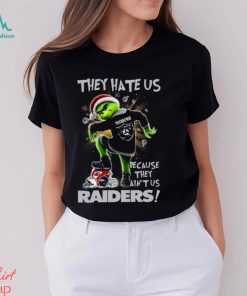 Grinch They Hate Us because They Ain’t Us Las Vegas Raiders T Shirt