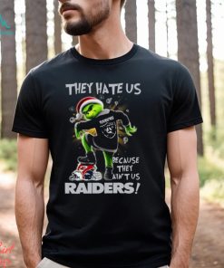 Grinch They Hate Us because They Ain’t Us Las Vegas Raiders T Shirt