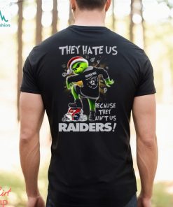 Grinch They Hate Us because They Ain’t Us Las Vegas Raiders T Shirt