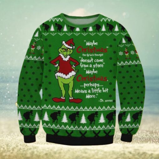 Grinch Ugly Christmas Ugly Sweater Gift For Men And Women