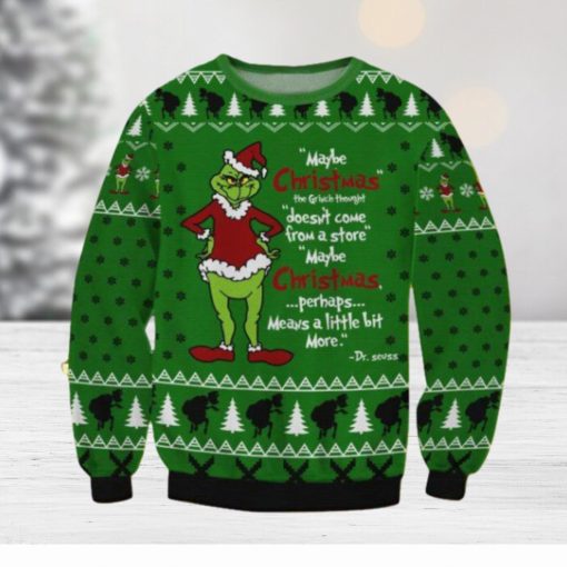 Grinch Ugly Christmas Ugly Sweater Gift For Men And Women